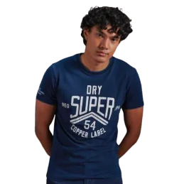 COOPER LABEL TEE SUPERDRY