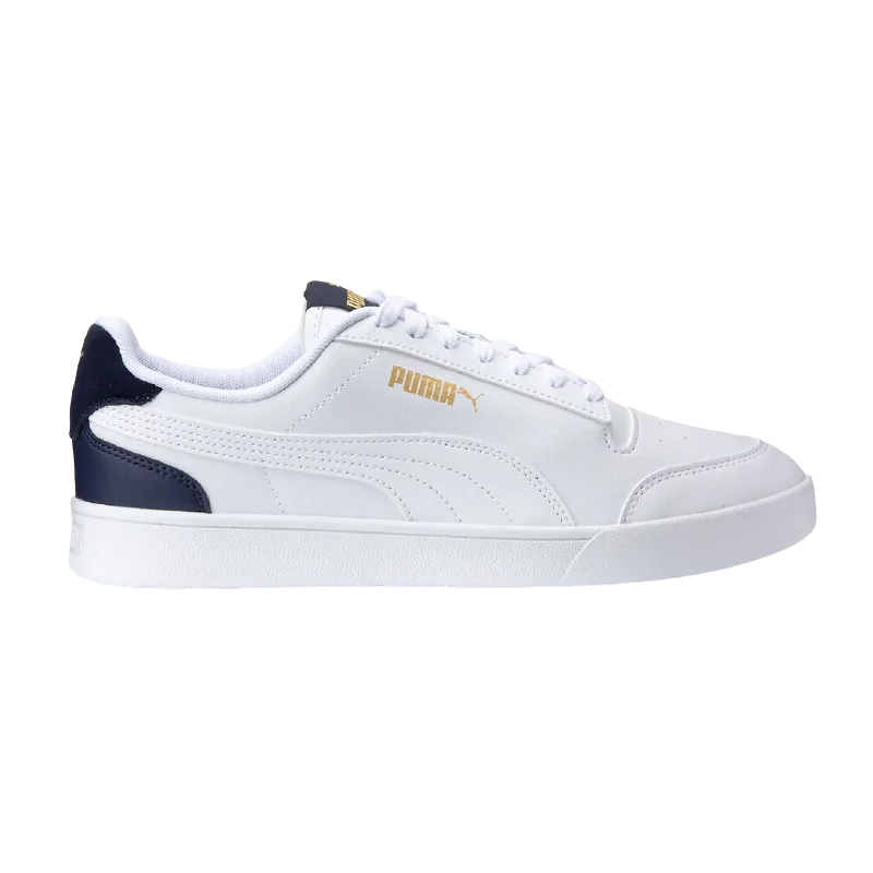 Zapatilla Puma Shuffle De Dama  Color Blanco con Rosado - Credichips