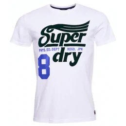 COLLEGIATE GRAPHIC TEE 185 SUPERDRY