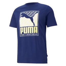 TEE SHIRT PUMA BLEU PUMA SPORT2000 Ploërmel et Locminé