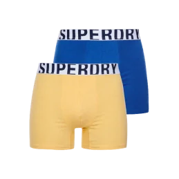 25619BOXER DUAL LOGO DOUBLE PACKSUPERDRY