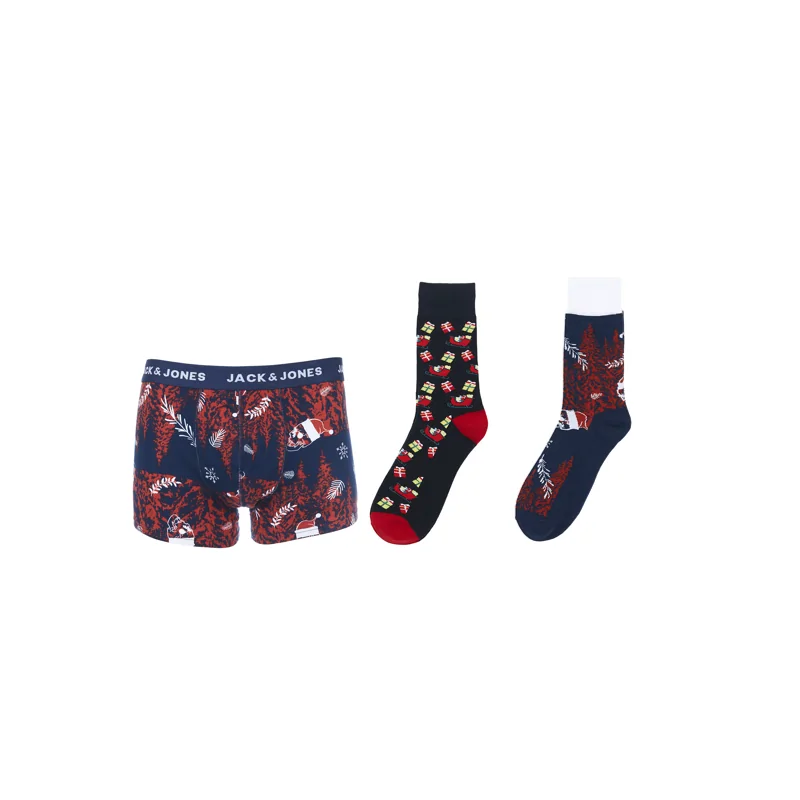 LOT BOXER + 2 PAIRES DE CHAUSSETTES JACK AND JONES SPORT2000 Ploërmel et Locminé