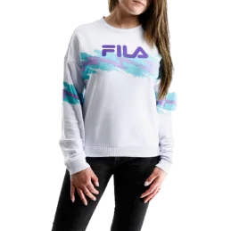 SWEATSHIRT JUSTYNA BUTTONED CREW FILA SPORT2000 Ploërmel et Locminé