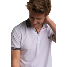 30807POLO MANCHES COURTES TRICOLOREBENSON & CHERRY - SAS SHAL