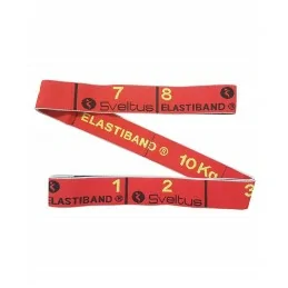 ELASTIBAND ROUGE 10 KG SVELTUS SPORT2000 Ploërmel et Locminé