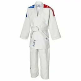 KIMONO JUDO SHIRO PLUS FFJ JUDOGI JUNIOR MIZUNO