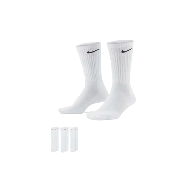 CHAUSSETTES NIKE EVERYDAY MI-MOLLET Couleur WHITE/BLACK CHAUSSURES