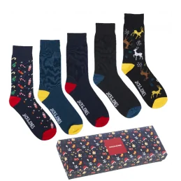 COFFRET 5 CHAUSSETTES JACK AND JONES