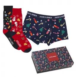 COFFRET BOXER 2PCHAUSSETTES JACK AND JONES