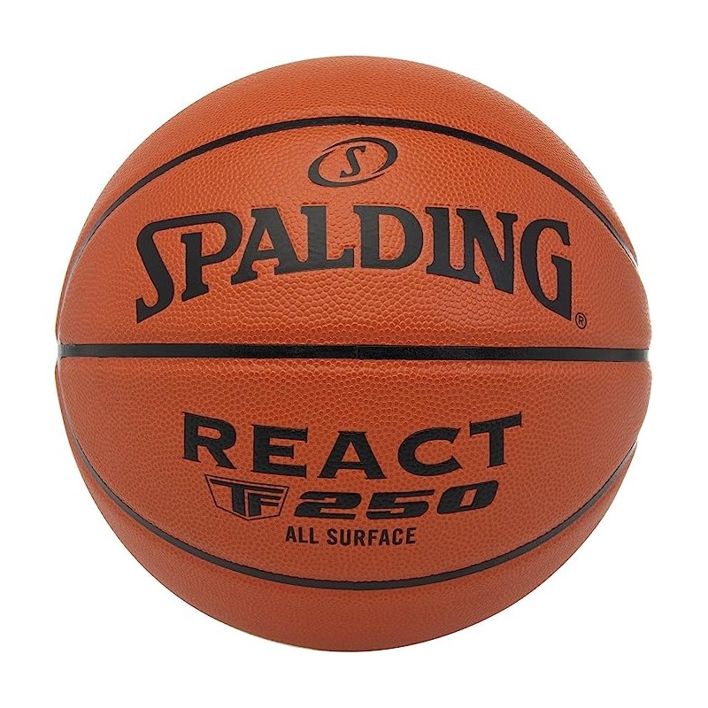 BALLON BASKETBALL REACT TF-250 SZ5 SPALDING SPORT2000 Ploërmel et Locminé