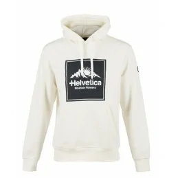 SWEAT A CAPUCHE HELVITICA BLANC HELVETICA SPORT2000 Ploërmel et Locminé