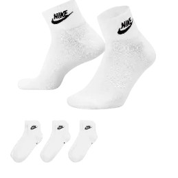 Chaussettes Homme Nike SX7554-100 WHITE/(BLACK)