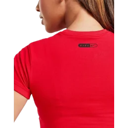 T-SHIRT ROUGE CROPPED NIKE SPORT2000 Ploërmel et Locminé