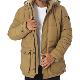 PARKA CAPUCHE LEWIS BEIGE