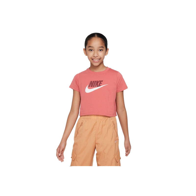 TEE-SHIRT CROP ROSE FUTURA NIKE SPORT2000 Ploërmel et Locminé