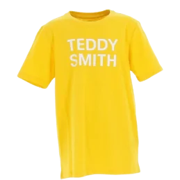 TEE-SHIRT MANCHES COURTES TICLASS 3 JAUNE TEDDY SMITH