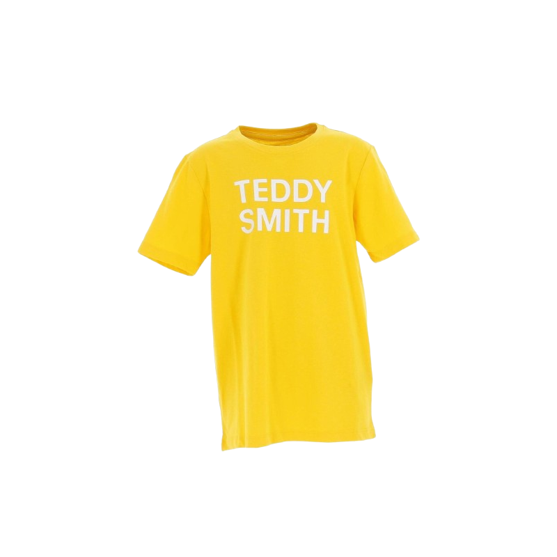 TEE-SHIRT MANCHES COURTES TICLASS 3 JAUNE TEDDY SMITH