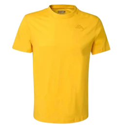 TEE SHIRT CAFERS SLIM JAUNE KAPPA