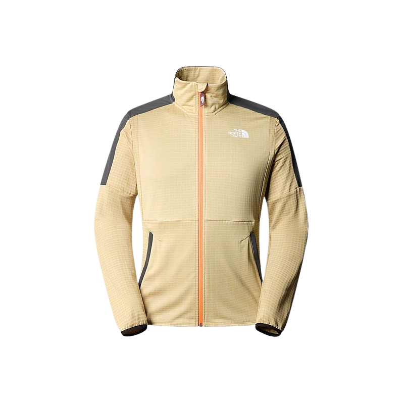 VESTE MIDDLE ROCK FLEECE BEIGE THE NORTH FACE