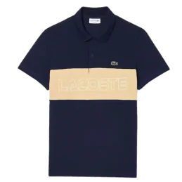 POLO BLEU MARINE COLOR BLOCK