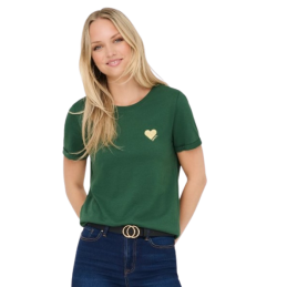 TEE SHIRT VERT ONLY