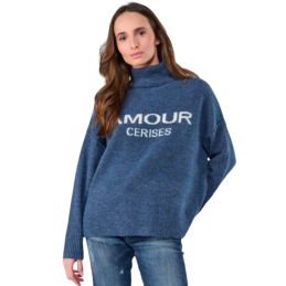 PULL BLEU LE TEMPS DES CERISES