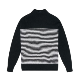 PULL NOIR/BLANC LE TEMPS...