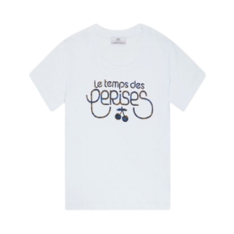 TEE SHIRT BLANC LE TEMPS...