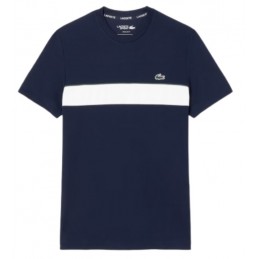 TEE SHIRT BLEU MARINE LACOSTE