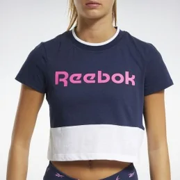 8742TE LINEAR LOGO CROP TEEREEBOK