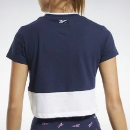 TE LINEAR LOGO CROP TEE REEBOK