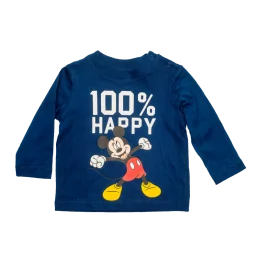 9919TEE MICKEY 100% HAPPYDISNEY