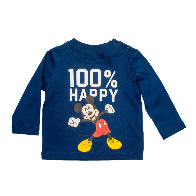 TEE MICKEY 100% HAPPY DISNEY